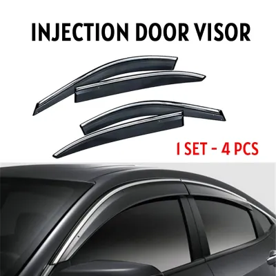 JYK Proton S70 2023 Door Visor Chrome Line Injection Air Press Window Shield Pelindung Cermin Tingkap