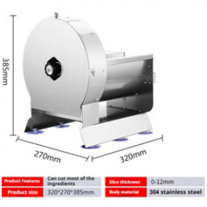Automatic Orange Banana Carrot Potato  All Kinds of Fruit Slicer Commercial Vegetable Slicer