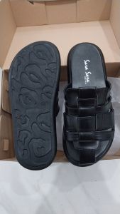 Sara Sara NATASHA Sandal Selop Wanita Anyaman Bulat Kulit Elegan Anti Slip Terbaru