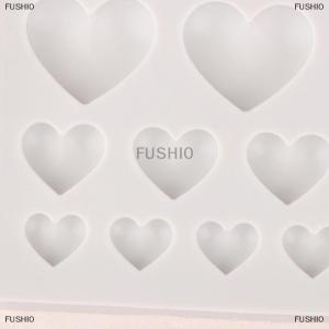 [COD] FUSHI0 25 khoang tình yêu Silicone khuôn tự làm hình trái tim bánh khuôn bánh ngọt fondant sô cô la bánh trang trí công cụ nướng Nguồn cung cấp nhựa khuôn