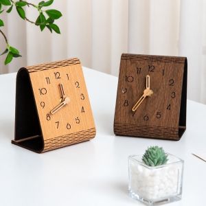 MUSCLEX Không có tiếng tích tắc Đồng hồ để bàn Chạy bằng pin Chuyển động êm ái Đồng hồ . Hiện đại Màn hình hiển thị dạng . Đồng hồ trang trí Trang trí văn phòng tại nhà