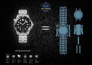 ฟิล์มใสกันรอยนาฬิกา รุ่น42mm 210.30.42.20.01.001