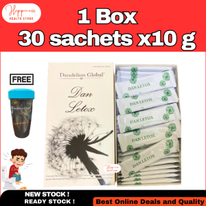 Dan Letox  (Fibre Detox Digestive) (30sachets x2.5g) 100%全天然膳食纤维 润肠通便 肚胀难受 排便不畅 排毒养颜 抗衰老抗发炎 降胆固醇 便秘