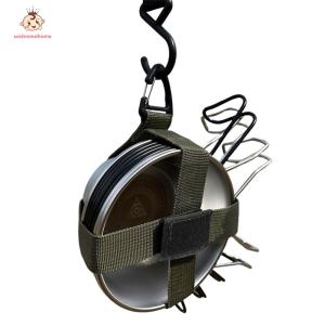 Welcomehome Camping Cutlery Cross Strap Nylon Outdoor Dinnerware Packing Strap Camping Tableware Strapping Strap for Travel Picnic