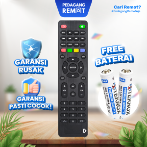 Remot Remote TV Aoyama Ikedo Sakura Weyon Sivatel Gazela Animax XY-1517 LCD LED