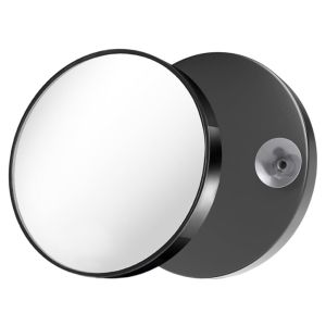 HUNIU Tròn Gương phóng đại mụn đầu đen Độ nét cao 10/20/30x Gương trang điểm phóng đại Dụng cụ loại bỏ lỗ chân lông mụn trứng cá 35in Gương mỹ phẩm mở rộng Phòng ngủ/ngoài trời/du lịch