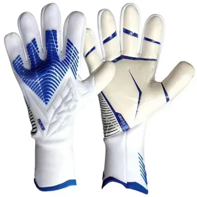 WGB FBGFH 1 Pair of Chống mài mòn Găng tay thủ môn Bảo vệ ngón tay Chống trượt Găng tay thủ môn bóng đá Huấn luyện bóng đá Chính Găng tay cao su Chơi bóng đá
