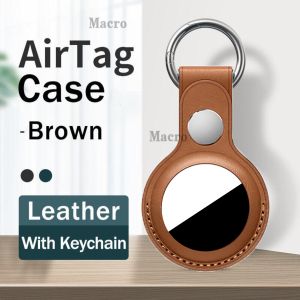 Premium Leather Airtag Case Holder | Airtag Keychain Cover | Airtag Loop for Apple Airtag