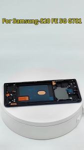 OLED for Samsung Galaxy S20 FE 5G LCD Screen for Samsung S20 FE 5G Screen Replacement SM-G781B Display Touch Digitizer Assembly Repair Kits with Frame(Support Fingerprint Function) (Black)