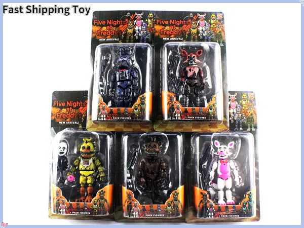 Fast Shipping 16cm 6pcs/lot Five Nights At Freddys Action Figure