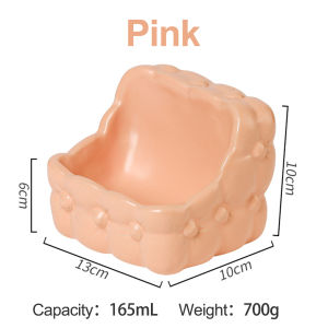 Cute Q Large capacity pet bowl cat bowl ceramic pet bowl  cat water bowl mangkuk kucing 猫碗