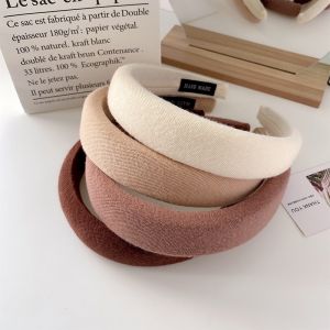 YOKI CR004 Korean style net red wide-brimmed sponge headband Headband for Fashion Girls