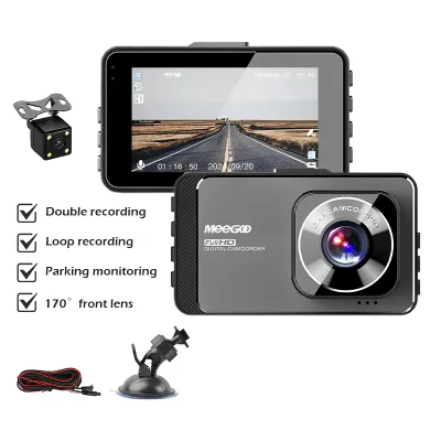 3 Inch Car Dashcam Mounted Recorder Dash Cam 1080P High-definition Dashcam WIFI Loop Recording Rear Camera Recorder 行车记录仪