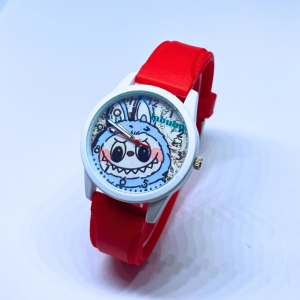 Promo!!!! Jam Tangan Anak Kartun Labubu Dengan Desain Lucu Tali Silikon Terbaru Trendy Viral