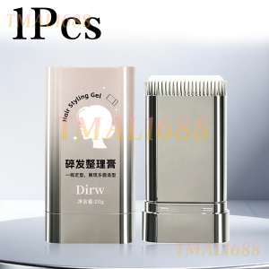 [LOCAL STOCK-Deliver in 1-3 days] Hair Finishing Stick with Built-in Comb 20g Anti-flyaway Broken Hair Styling Gel No White Residue Long Lasting Tame Frizz