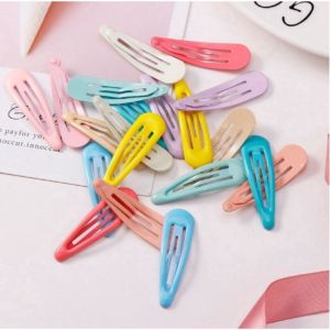 jepit rambut tip top model korea warna warni 2pcs