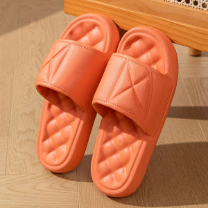 [Free Shipping] Cross-Massage Sole Slippers Suitable For Hotels Indoor Use And Home Wear Thick-Soled Non-Slip And Designed For Couples