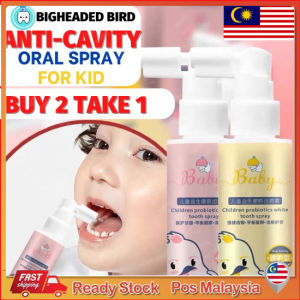 Baby Oral Spray Anti Cavity for Kid Baby Tooth Cleaning Toothache Spray for Kids 1-12 Year Old Probiotics Tooth Spray