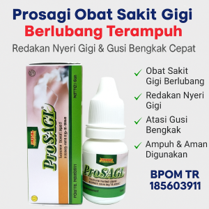 Obat Gigi Berlubang Prosagi Original – Atasi Sakit Gigi Gusi Bengkak Bau Mulut