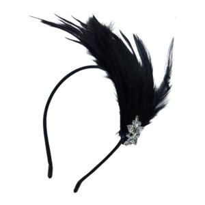 Cocktails Party Accessories Headband Cosplay Costume Flapper Women Music Festival Feathered Hairband Carnivals Headdress