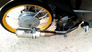 KNALPOT RACING SC PROJECT TITAN FULLSYSTEM NMAX AEROX PCX VARIO SCOOPY MIO BEAT GENIO DLL