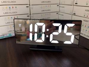 (3618) LED Digital Mirror Clock (Time/ Date/ Temperature/ Alarm)