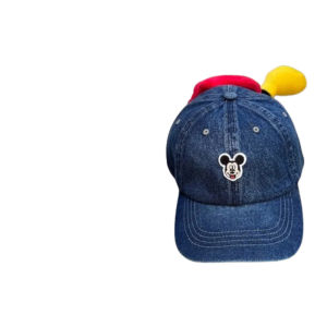 YAOO Kawaii  Baseball Cap Mouse Korean Style Big Ear Sun Hat Versatile Snapback Hat Cartoon Peaked Cap Girl