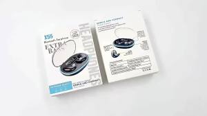 Best-seller on douyin X55 Bluetooth Headset Invisible Sleep In-EarDigital Display E-Sports Gaming Headset [ Free Shipping ]