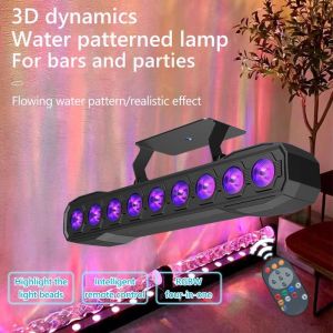 Dj Bar Party Rgb stage lights 3D dynamic ripple lights AC 220V 36W 24W 18W Warm Light/White/RGB