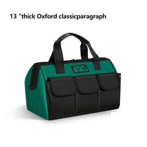 Diymore Tool Bag with Reflective Strip 1680D Oxford Cloth Electrician Bag Multi-Pocket Waterproof Anti-Fall Storage Bag