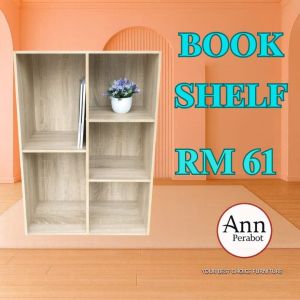 (PERABOT ANN) COLOUR BOX / BOOKSHELF / STORAGE CABINET / 5 SHELF CABINET