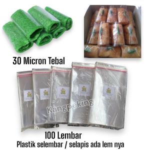 Plastik OPP One Sheet Lembaran ada seal nya Selembar Risoles Kue 6x18 7x18 8x18 9x20 10x20 PLastik Risol plastik Kue