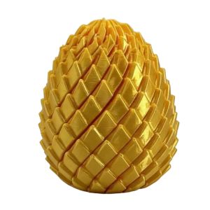 3D Printed Dragon Egg Fidget Toy Twisted Spiral Sensory Stress Relief Ornament Multi Color Desk Decoration Gift for Party Use