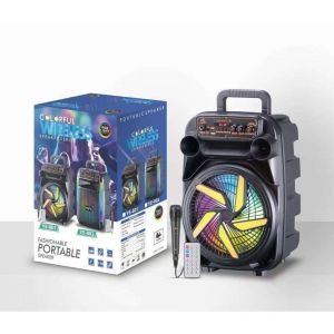 ลำโพง บลูทูธ  มีไฟ RGB เชื่อมผ่าน TWSได้  รุ่น YE-081 กำลังขับ 20 วัตต์ กระทัดรัด สำหรับพกพา  #ร้านมาร์ยอง