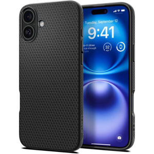 Spigen iPhone 16 Case 6.1" Liquid Air Casing Military Grade Drop Protection Slim Flexible Durable iPhone Cover