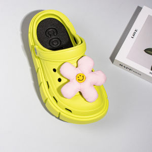 (Buy 10 Get 60% Off) Idyllic Style Smiling Face Sunflower Jibbitz Charms Shoes Decoration Cute Girls Bags Clothing Accessories Shoes Buckle for Crocs