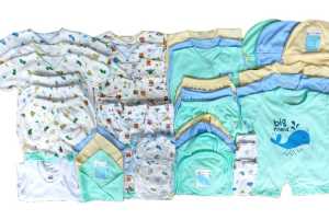 Paket Perlengkapan baju bayi Newborn dan Jumbo SNI 42pcs