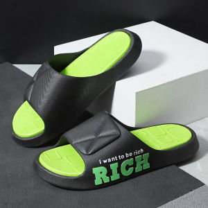 Inaso Sendal Pria Slop Slide Karet Korean Sandal Jelly Selop Rumah Slipper Anti Slip Terbaru Kekinian HSN175
