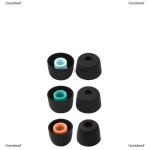 [COD] livestwef 6Pcs Headphones Earplugs Silicone Ear Tips For Sony WF-1000XM5 1000XM4 1000XM3 Oneplus Buds Z TWS Earbuds Eartips