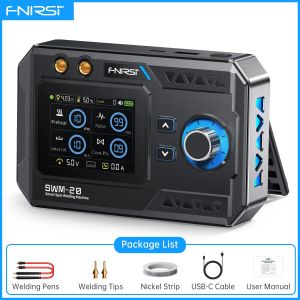 FNIRSI SWM-20 Portable Spot Welder Double Pulse Battery Welding Machine 1200A Output 0.1-0.4mm Nickel Strip 18650 Tool