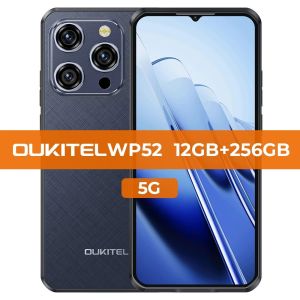 Oukitel wp52 5Gสมาร์ทโฟนที่ทนทาน6500MAh 16GB + 256GBโทรศัพท์มือถือAndroid14 48MP NFCโทรศัพท์มือถือ