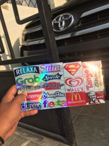 STICKER PACK LAPTOP HP KACA KULKAS / STIKER HOLOGRAM / STICKER AESTHETIC
