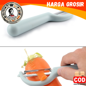 ALAT DAPUR SERBAGUNA PISAU PENGUPAS BUAH DAN SAYUR DAPUR SET 2 IN 1 SERBAGUNA