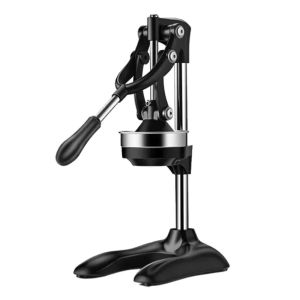 NantFun เครื่องคั้นน้ำผลไม้แบบมือหมุนสำหรับใช้ในเชิงพาณิชย์ เครื่องคั้นน้ำมะนาวและส้ม เครื่องคั้นน้ำผลไม้ตระกูลส้มแบบใช้งานหนัก คุณภาพสูง