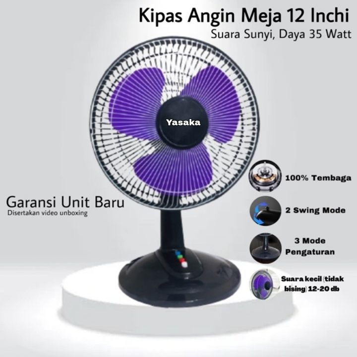 Kipas Angin Meja Listrik Inch Fan Desk Kingston Lazada Indonesia