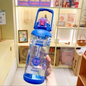 Botol Minum Bening Ekslusif Portable Cup 1000ml BPA FREE