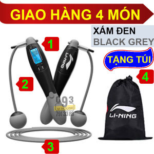 Dây Nhảy Đếm Số Vòng Tự Động Dây Nhảy Không Dây 4 Chế Độ