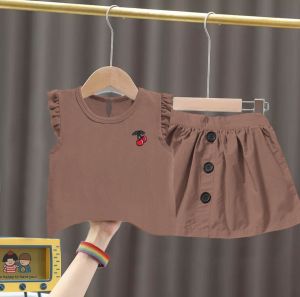 Promo-Setelan Anak Perempuan Umur 1-5 Tahun Terbaru 2022 Varian Pilih Warna Setelan Baju Celana Rok Anak Perempuan Murmer