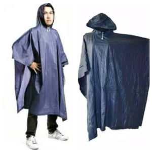 Jas Hujan Gajah Ponco Premium P1 Elephant  / Jas Hujan Poncho Mantel Murah / Kalong Navy Terlaris