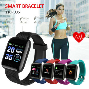 ZLOYI COD original 116plus smart bracelet waterproof fitness tracker watch heart rate sphygmomanometer female men